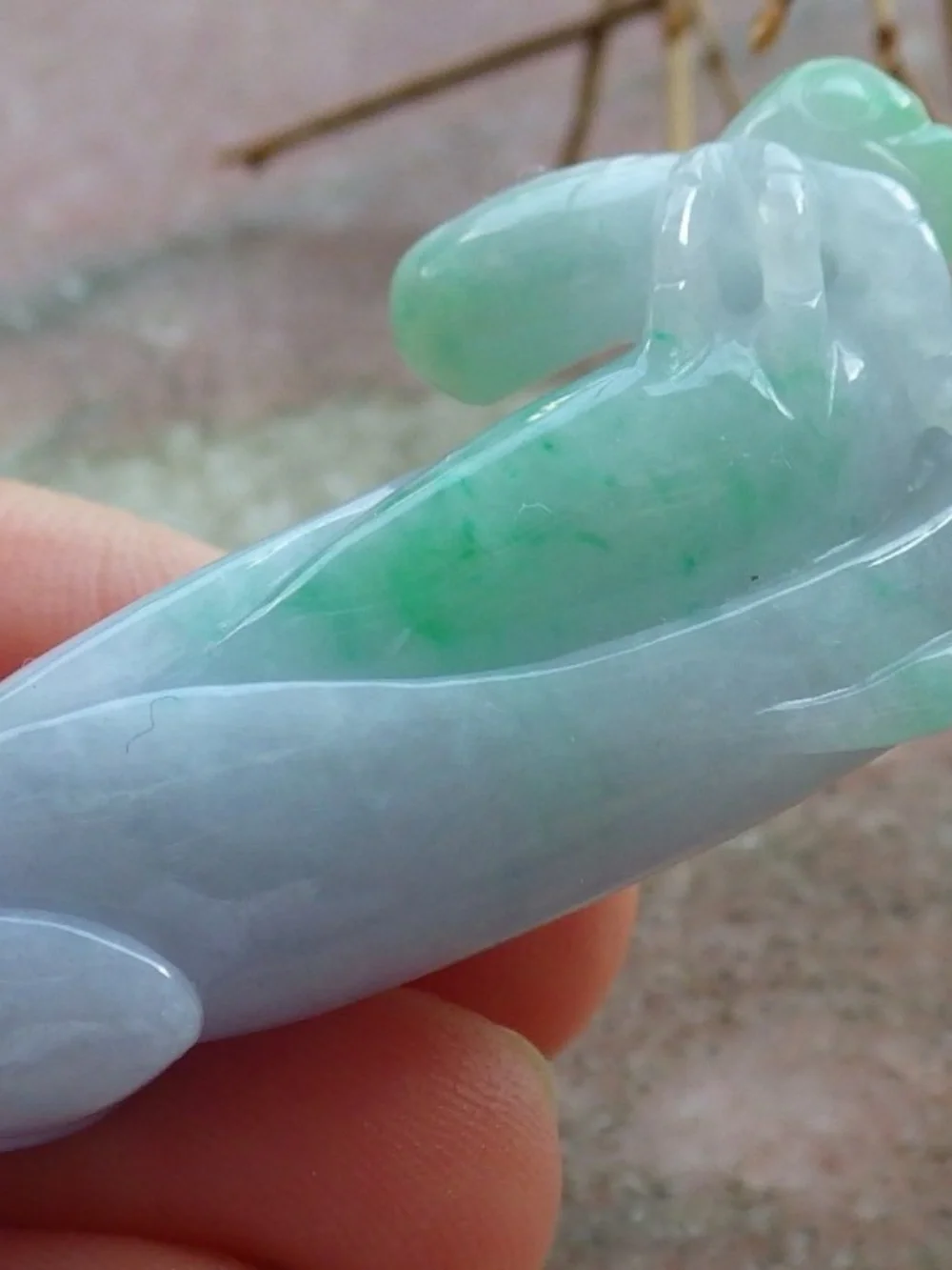 Certified Natural Myanmar Burma A Jade jadeite Spider Flower Pendant Necklace